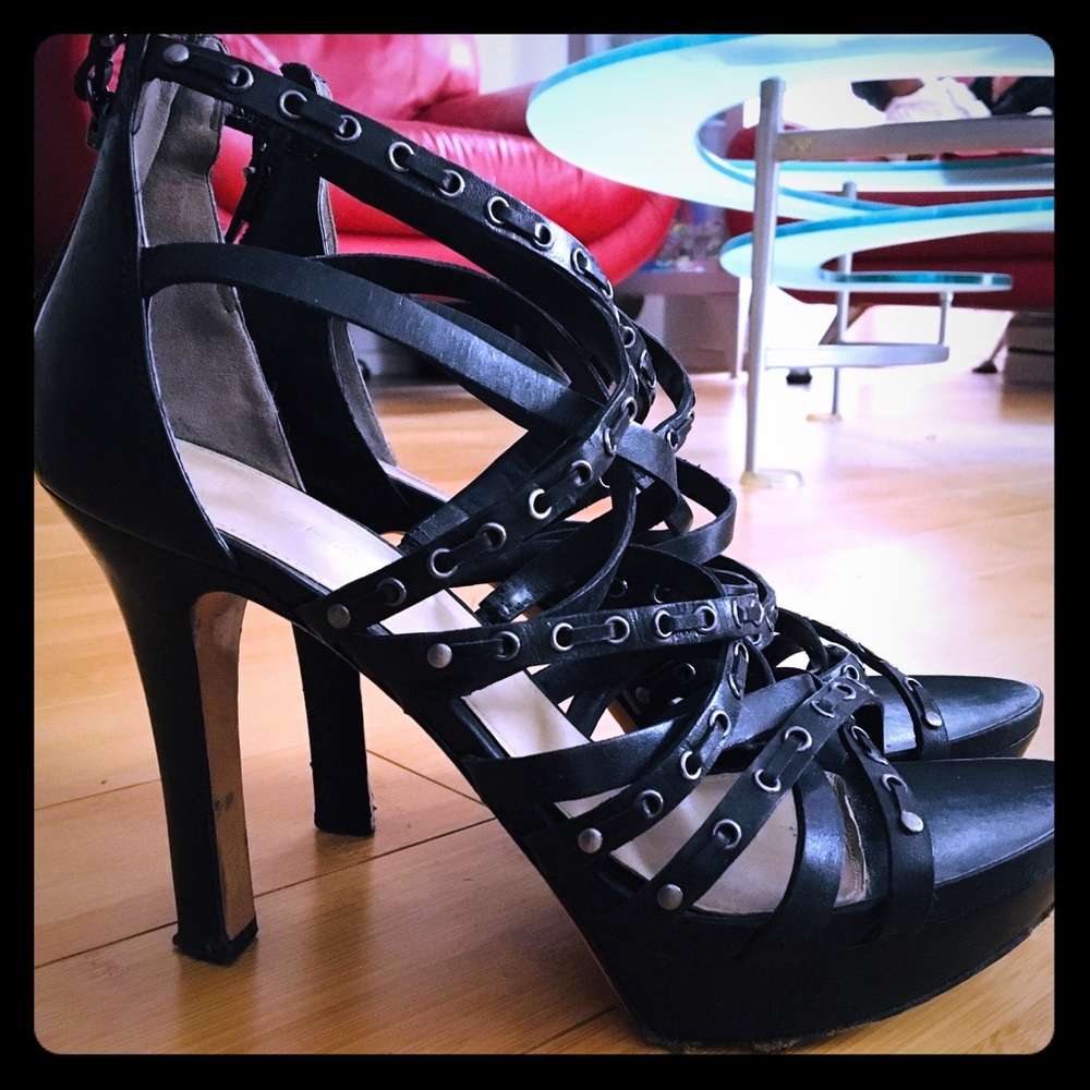 Via Spiga Strappy Platform Heel Sandal - Picture 1 of 4